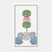 Staffordshire Dogs Chinoiserie Ginger Jar Jars Nap Servet (Voorkant)