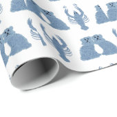 Staffordshire Dogs Lobster Ginger Jars Cadeaupapier (Rol Hoek)