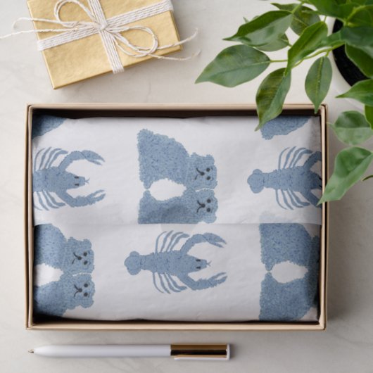 Staffordshire Dogs Lobster Ginger Jars Tissuepapier (Geschenk)