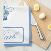 Staffordshire Dogs Pickleball Decor Hand Towel Theedoek (Quarter Fold)