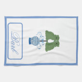 Staffordshire Dogs Pickleball Decor Hand Towel Theedoek (Horizontaal)