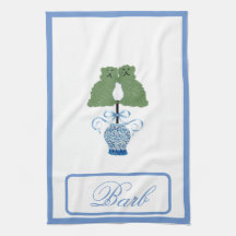 Staffordshire Dogs Pickleball Decor Hand Towel