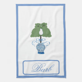 Staffordshire Dogs Pickleball Decor Hand Towel Theedoek