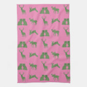 Staffordshire Dogs Topiary Deer Rabbit Theedoek (Verticaal)