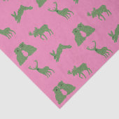 Staffordshire Dogs Topiary Deer Rabbit Tissuepapier (Detail)