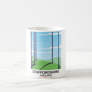Staffordshire Engeland treinaffiche Koffiemok