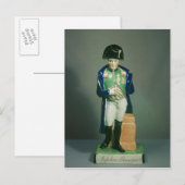 Staffordshire figuur van Napoleon Bonaparte Briefkaart (Voorkant / Achterkant)