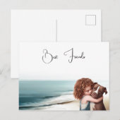 Staffordshire Pitbull & Meisje Keepsake Briefkaart (Voorkant / Achterkant)