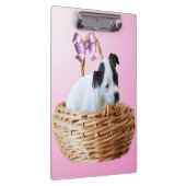 Staffordshire Puppy In A Basket,   Klembord (Rechts)