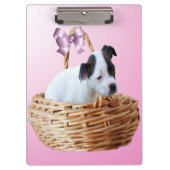 Staffordshire Puppy In A Basket,   Klembord (Voorkant)