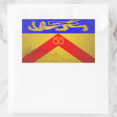 Staffordshire Rechthoekige Sticker (Tas)