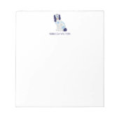 Staffordshire Spaniel Note Pad Notitieblok (Voorkant)