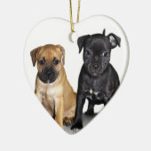 Staffordshire stier puppy ornament (Links)