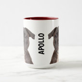 Staffordshire Terrier gepersonaliseerde mug Mok (Midden)