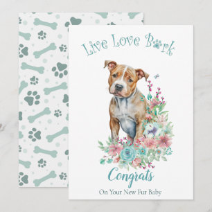 Staffordshire Terrier Honden Adoptie, Gotcha Dag Kaart