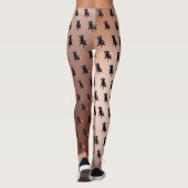 Staffordshire Terrier Oil Paint, Dames Leggings (Achterkant)