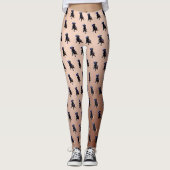 Staffordshire Terrier Oil Paint, Dames Leggings (Voorkant)