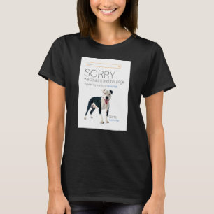 Staffordshire Terrier Online Shop Seller 404 Dog T-shirt