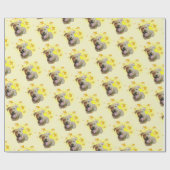 Staffordshire Terrier Pit Bull is een ster Cadeaupapier (Vlak)