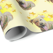 Staffordshire Terrier Pit Bull is een ster Cadeaupapier (Rol Hoek)