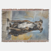 Staffordshire Terrier Portret Deken (Voorkant)