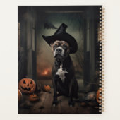 Staffordshire Terrier Pumpkins Halloween Scary Planner (Achterkant)