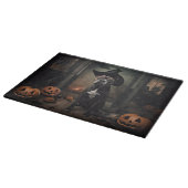 Staffordshire Terrier Pumpkins Halloween Scary Snijplank (Hoek)