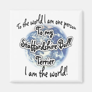 Staffordshire Terrier World 2 - Magnet