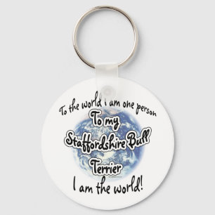 Staffordshire Terrier World 2 - Sleutelhanger