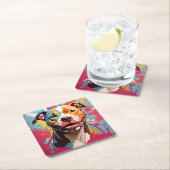 Staffordshire verjaardag kartonnen onderzetters (Insitu)