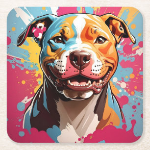 Staffordshire verjaardag kartonnen onderzetters