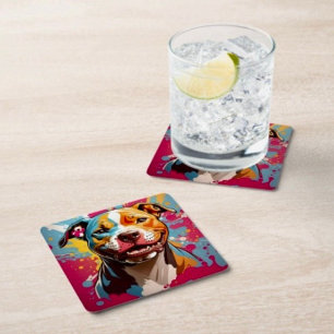 Staffordshire verjaardag kartonnen onderzetters