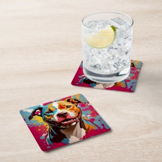 Staffordshire verjaardag kartonnen onderzetters