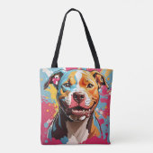 Staffordshire Verjaardags Fun Tote Bag (Achterkant)