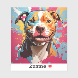 Staffordshire Verjaardagsfeest Sticker