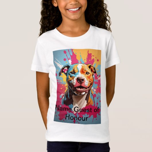 Staffordshire Verjaardagsfeest T-shirt (Voorkant)