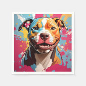 Staffordshire Verjaardagsplezier Servet (Voorkant)