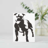 Staffy Briefkaart (Staand voorkant)