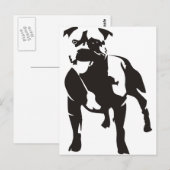 Staffy Briefkaart (Voorkant / Achterkant)