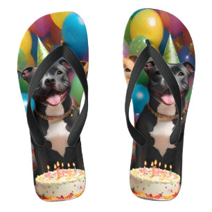Staffy Celebration: een verjaardagsfeestje met taa Teenslippers