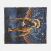 Staffy Dog Artsy Fleece Deken (Voorkant (Horizontaal))