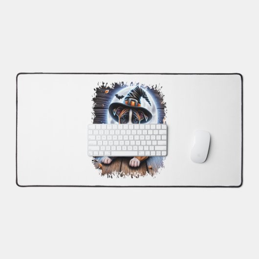 Staffy Dog Halloween Square Bureaumat (Keyboard & Muis)