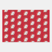 Staffy Dog Pattern Kerstmis Inpakpapier Vel (Voorkant 2)