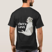 Staffy Love T-shirt (Achterkant)