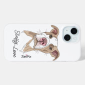 Staffy Love - Zani Mo Bescherming Case-Mate iPhone Case (Achterkant (horizontaal))
