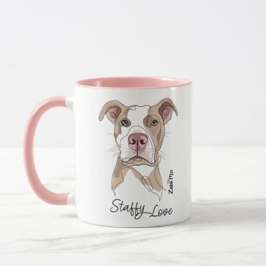 Staffy Love - Zani Mo Bescherming Mok (Links)