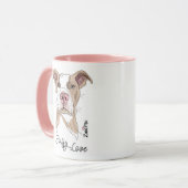 Staffy Love - Zani Mo Bescherming Mok (Voorkant links)