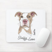 Staffy Love - Zani Mo Bescherming Muismat (Met muis)
