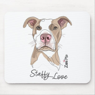 Staffy Love - Zani Mo Bescherming Muismat