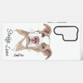 Staffy Love - Zani Mo Bescherming Samsung Galaxy Hoesje (Achterkant horizontaal)